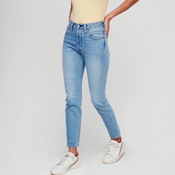 Levis 72 Premium High Rise Skinny Jeans 